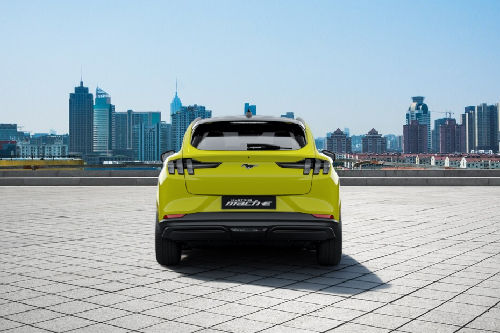 Full Rear View of Ford Mustang Mach-E