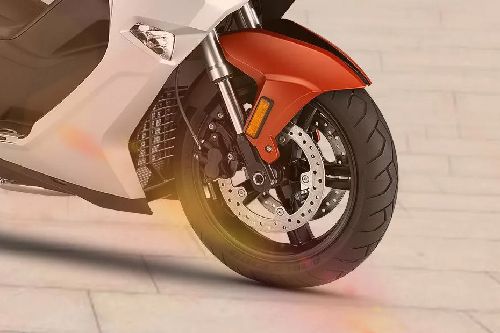 BMW C 650 Front Tyre View