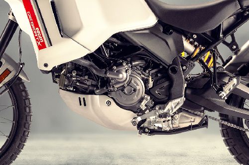 Ducati Desert X Engine View