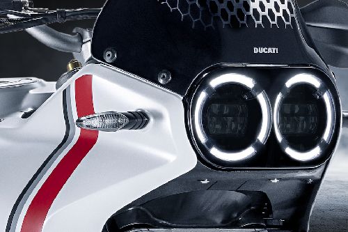 Ducati Desert X Head Light View