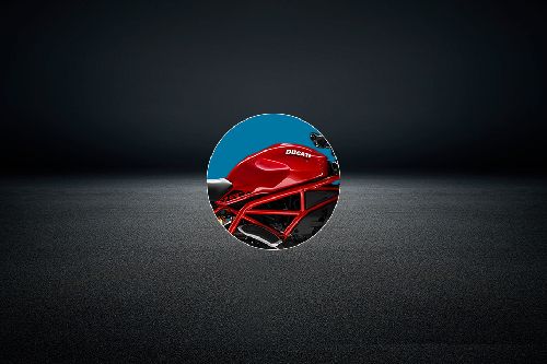 Ducati Monster 797 Fuel Tank View