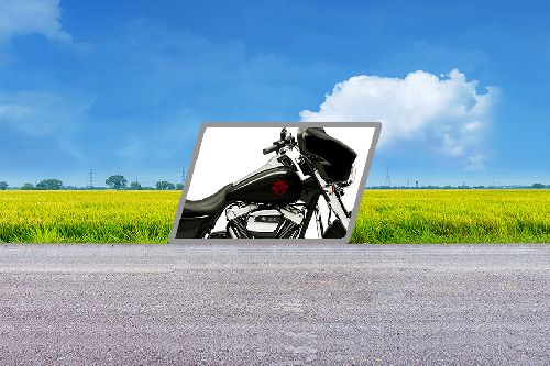 Harley-Davidson Electra Glide Fuel Tank View