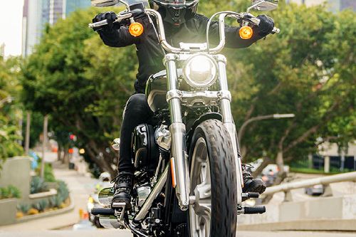 Harley-Davidson Softail Head Light View