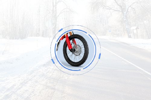 Honda CRF300L Front Tyre View