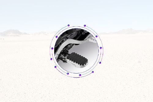 Honda CRF300 Rally Foot Rest View