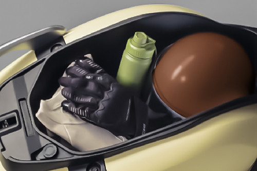 Honda Giorno Storage Box View