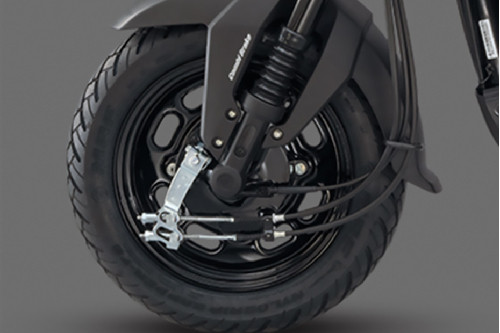 Front Tyre View Honda Navi Front Tyre View