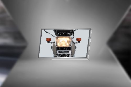 Honda TMX125 Alpha Head Light View