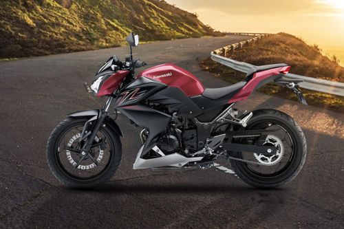 Kawasaki Z300 Left Side View Full Image