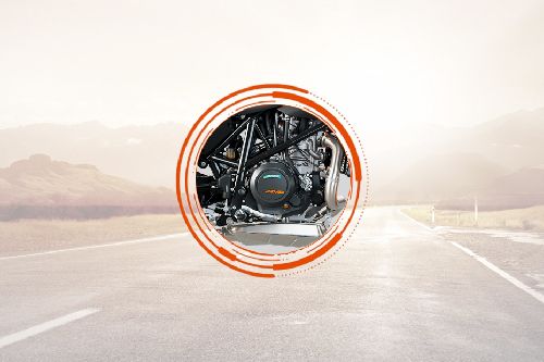 KTM 690 Duke Engine View
