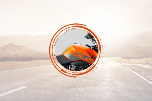 KTM 690 Duke Fuel Tank View