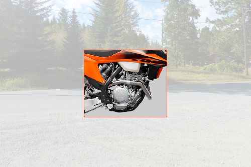 KTM 250 EXC-F Engine View