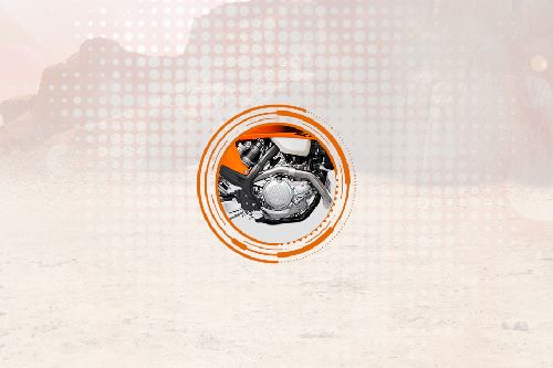 KTM 450 EXC-F Engine View