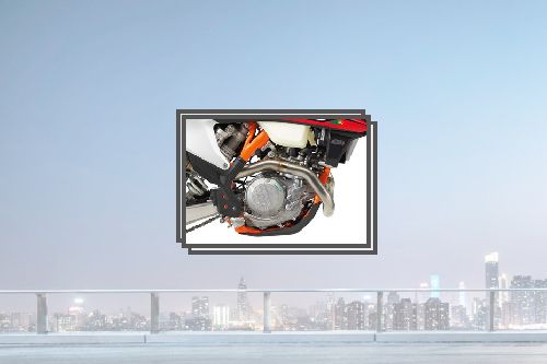 KTM 500 EXC-F Six Days Engine View