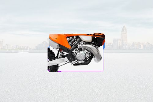 KTM 150 EXC TPI Engine View