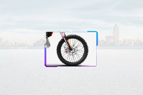 KTM 150 EXC TPI Front Tyre View
