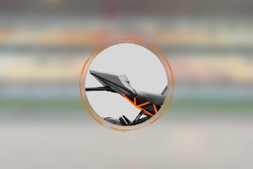 KTM RC 200 Rider Seat View