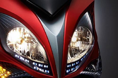 Kymco Xciting 400i ABS Head Light View