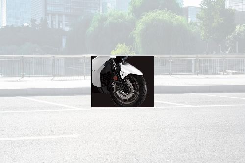 Kymco Xciting 300i Front Tyre View