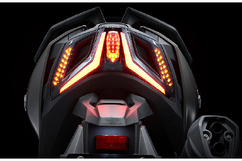 Tail Light View Kymco AK575 PREMIUM Tail Light View