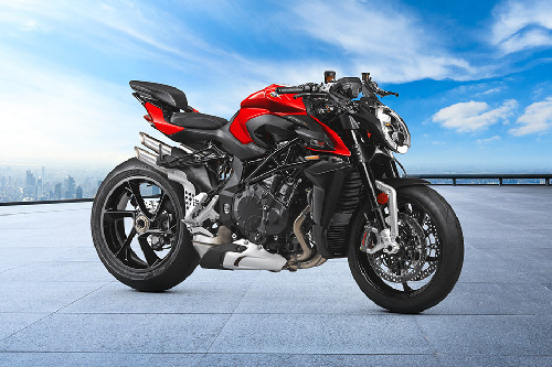 Slant Rear View Full Image MV Agusta Brutale 1000 Slant Rear View Full Image