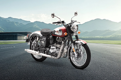 Slant Rear View Full Image Royal Enfield Classic 350 Slant Rear View Full Image