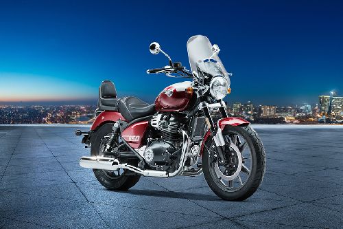Slant Rear View Full Image Royal Enfield Super Meteor 650 Slant Rear View Full Image