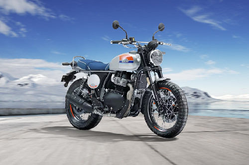 Slant Rear View Full Image Royal Enfield Bear 650 Slant Rear View Full Image