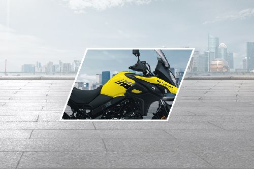Suzuki V-Strom 650 ABS Fuel Tank View