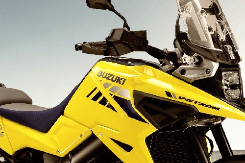 Suzuki V-Strom 1050XT Fuel Tank View