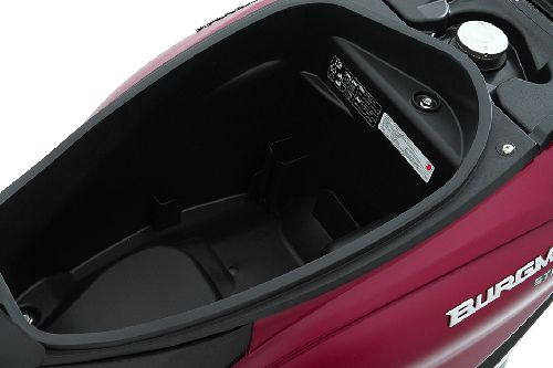 Suzuki Burgman Street Seat Storage Side View