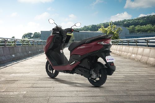 Suzuki Burgman Street Slant Back Side View Right