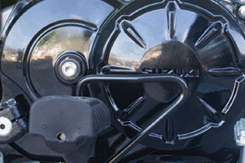 Suzuki Raider J Crossover Engine View