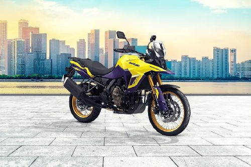 Slant Rear View Full Image Suzuki V-Strom 800 DE Slant Rear View Full Image