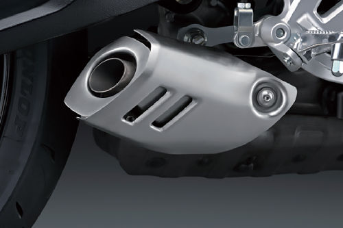 Suzuki GSX-8T Exhaust View