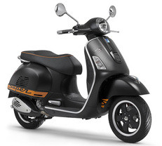 Vespa GTS 300ie Slant Rear View Full Image