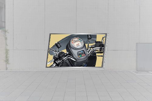 Vespa Sei Giorni 300 Console View