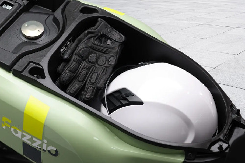 Yamaha Mio Fazzio Seat Storage Side View