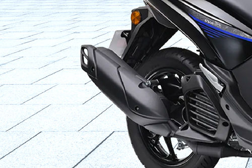 Yamaha Lexi Exhaust View