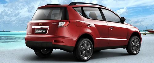 Emgrand EX7 Rear angle view