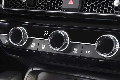 Front AC Controls of Honda Civic