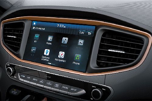 Front AC Controls of Hyundai Ioniq EV