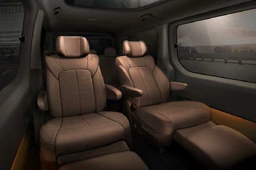 Hyundai Staria Front And Rear Seats Together