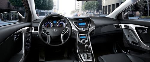 Dashboard View of Elantra (2008-2015)