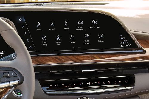 Escalade touch screen