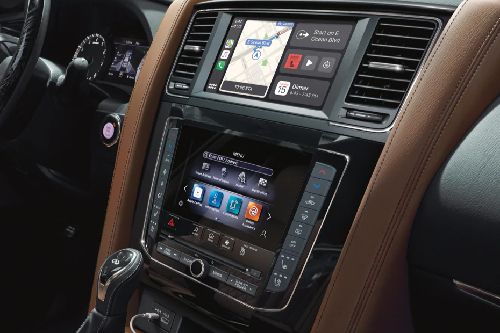 Front AC Controls of Infiniti QX80