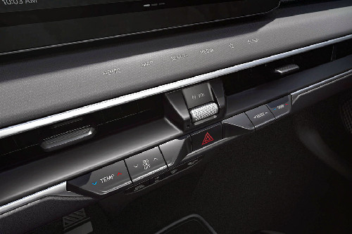 Front AC Controls of Kia EV9