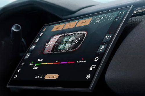 Range Rover Velar touch screen