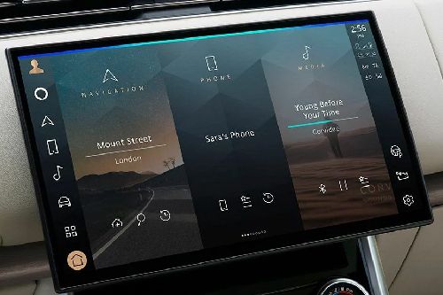Range Rover touch screen