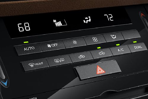Front AC Controls of Lexus IS